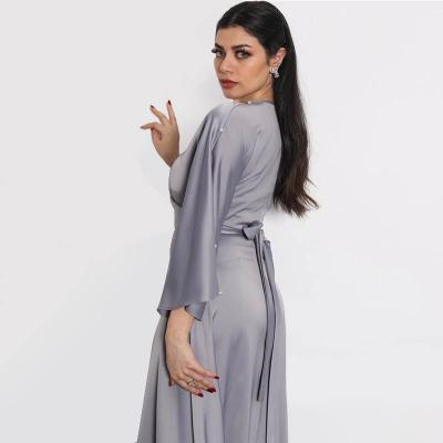 China Long Sleeves Women Casual Dresses Ladies Dress Popular Wholesale High Quality Breathable Soild Long for sale