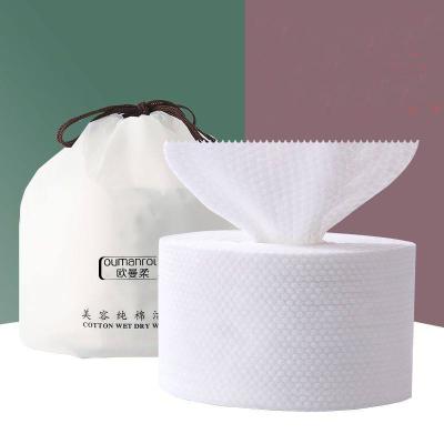 China Skin-Friendly Cotton Cloth Towel Facial Tissue Strong Dry And Wet Storage Durable Water Use Safe For Children for sale