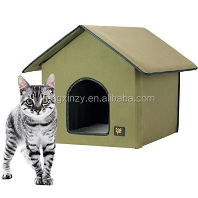 China Indoor and Outdoor Heating Kitty House Cat House Stocked with Passionate Carpet for sale