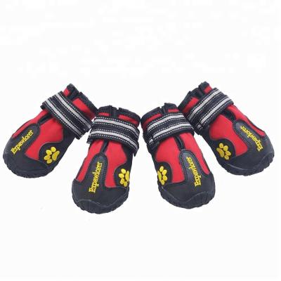 China Lovoyager Viable Dog Booties For Large Dog Logo Waterproof Pet Dog Boots Wholesale Custom Dog Shoes for sale