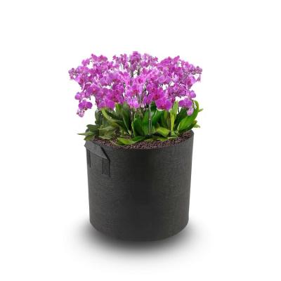 China Manufacturer Biodegradable 1 3 5 7 10 20 30 50 100 200 Gallon Fabric Grow Pots Aeration Flower Pots Plant Growing Bags for sale