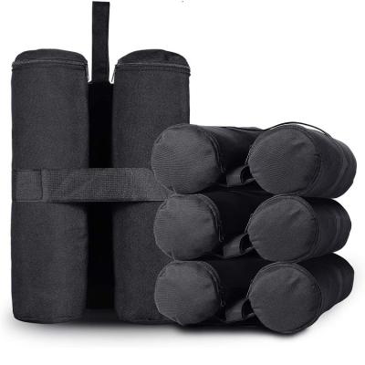 China Factory Supply Waterproof Black 4 Pack Weight Bag Leg Weights For Pop Up Canopy Tent Sand Bags For Instant Outdoor Sun Shelter Canopy Legs for sale