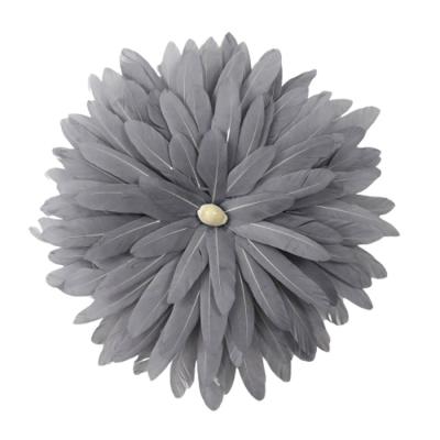 China Gray Feather Juju Hat Wall Hanging Decor for sale