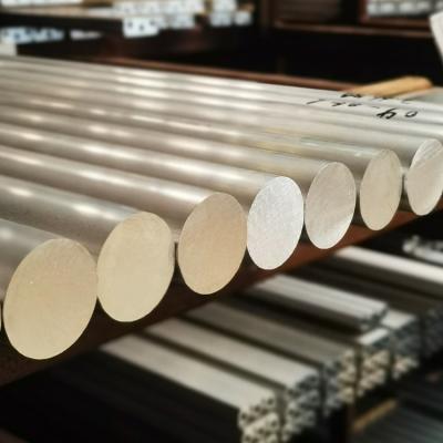 China Easy to Stretch 1060 1070 1100 2024 2618 5083 6061 6063 6082 7075 T6 Aluminum Alloy Round Rod Bar for sale