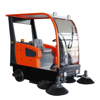 China 1200W Hotels High Efficiency Street Dust Cleaning Road Climbing Driving Floor Sweeper for sale