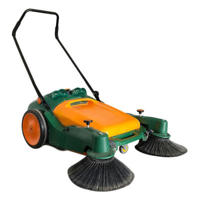 China Hotels Manual Road Sweepers Pushing Electric Floor Sweeper For Public Park Sweeper for sale