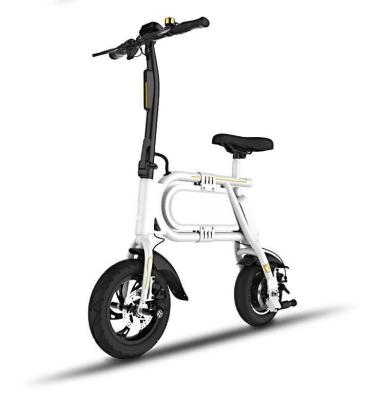 China New aluminum foldable electric bicycle 12 inch city folding electric bicycle white folding electric bicycle for sale