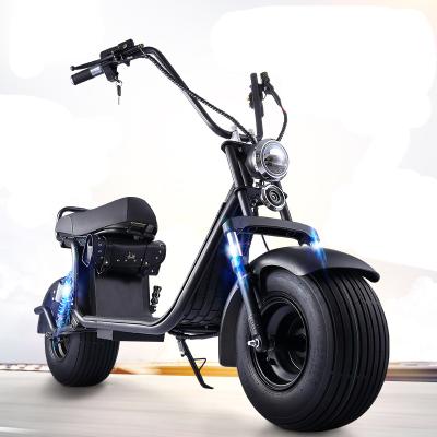 China New model fat removable battery electric bike citycoco 1500w/2000w motor 1860*380*800mm for sale