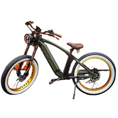 China Standard Electric Folding Bicycle 48V 750W Lithium Battery Snow Ebike Vintage Electric Bicycle for sale