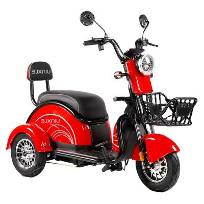 China Aluminum Alloy Factory Sale 500W 48V Adults 3 Wheel Electric Tricycle for sale