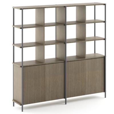 China FLEX Sleek Finish Partition Display Cabinet Optimize Space Office Room Dividers for sale