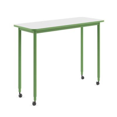 China FLEX Office Rectangular Versatile Modulaire Tafel Met Rollers Voor Eenvoudige Herpositionering Te koop