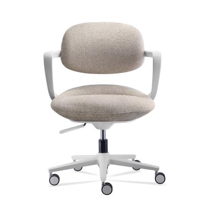 China Sillones de oficina modernos en forma de concha compacta con ruedas Silla de oficina contemporánea en venta