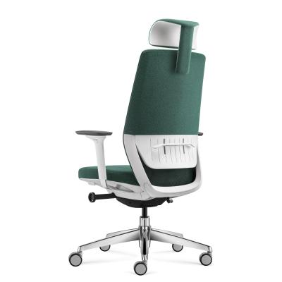 China Silla de oficina ajustable de espalda alta ergonómica moderna RAL Color resistente al desgaste en venta