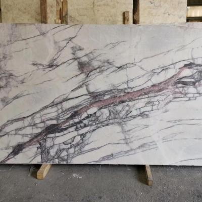 China Modern natural stone tile project white marble tile for background for sale