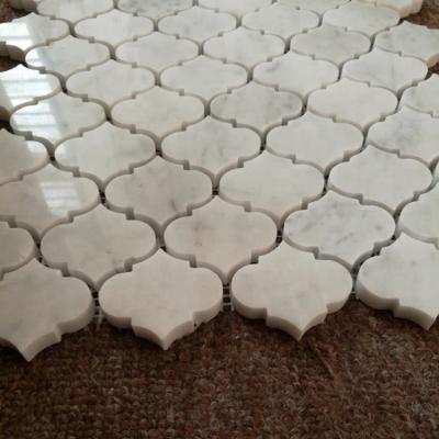 China Hot Selling Parquet Lantern Mosaic Arabesque Bathroom Wall Slab for sale