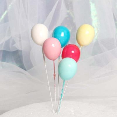 China Wholesale 5 Inch Disposable Cake Balloon Kids Themed Party Decoration Balloon Topper Eco-friendly Birthday For Cake Dexoration for sale