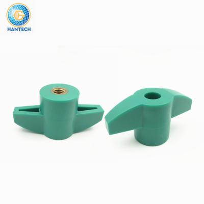 China Cabinet T Shape Knob Handle Nut Plastic Nylon Knobs Handle Mechanical Wing Knobs Manufacturer for sale