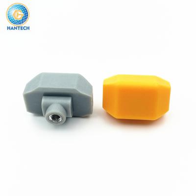 China Traditional Custom Plastic Threaded Thumb M4 T Shape Thumb Nuts Black Button Nut Chinese Suppliers for sale