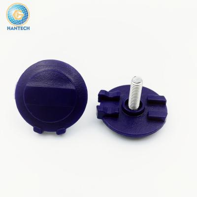 China Flat Plastic M4 Thread Knobs Handle Clamping Thumb Screw Male for sale