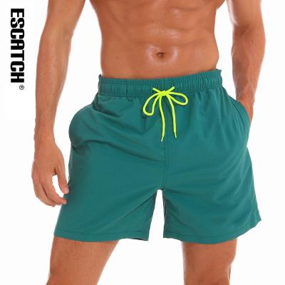 China Men's Breathable Swim Trunks With Pocket Stylish Sporty Swimming Shorts For Men Swimwear for sale