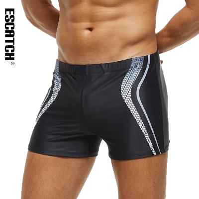 China Men's Swimming Trunks Swimsuit Sexy Men's Quick Dry Swimwear Plus Size Plus Size XXXL for sale