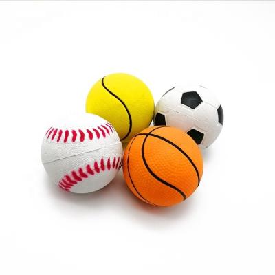 China Sustainable Eco-Friendly Rubber Dog Ball Without Hissing Elastic Dog Toy Ball for sale