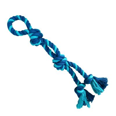 China Viable Dog Tug Toy Interactive Chew Tough Cotton for Medium Large Dog Rope Toy for sale