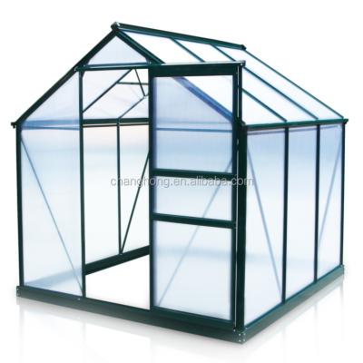 China Easily Assembled 6X4FT Walk In Garden Greenhouse With Aluminum Profiles for sale