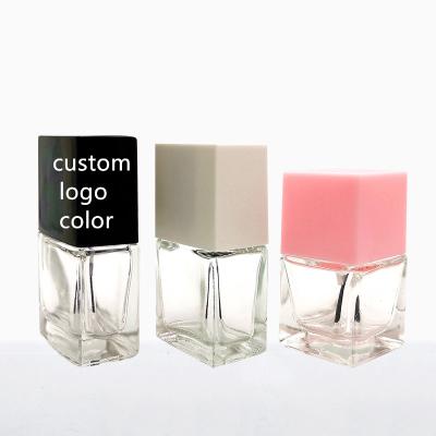 China Cosmetic Matte Glass Bottle Packaging Empty UV Gel Nail Polish Bottle for sale