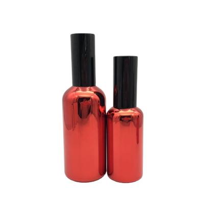 China Luxury Cosmetic Dropper Bottle Serum Bottle For Essential Oil Glass Bottle for sale