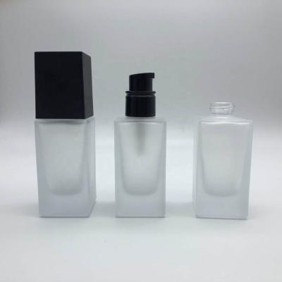 China Basic Cosmetic Square Empty Bottle With Pump Wholesale Factory Direct Supply Made In China for sale