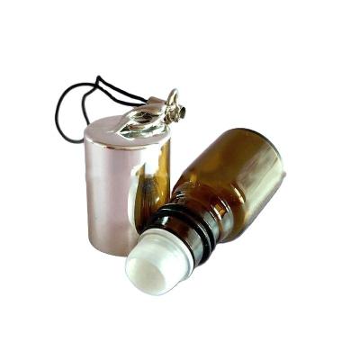 China 5ml Amber Roller Ball On Glass Cosmetic Bottles For Essential Oil for sale