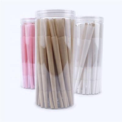 China Brown Unbleached Paper Rolling Paper Cones Smoking Accessories 1 1/4 Size Custom Pre Rolled Cones for sale