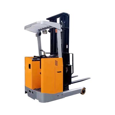 China Hotels SHUNCHA 24V 280Ah Battery Operated 2ton Rack On Reach Electric Truck Stacker Forklift 3m Lift Height for sale