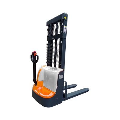 China Hotels SHUNCHA 1.5ton 48V/30Ah Lead Acid Battery Electric 3M DC Motor Walkie Pallet Stacker Forklift for sale