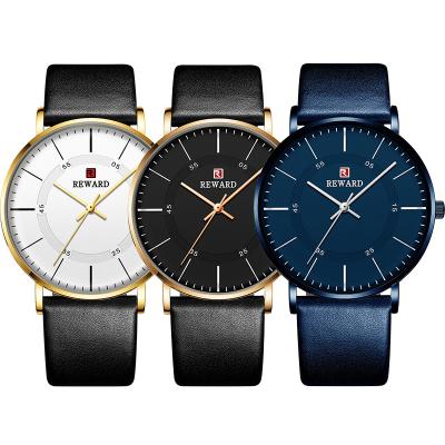 China Luxury Custom Minimalist Ultra Logo Chronograph Reward Thin Watches For Man China Factory Style Simple Design Male Wristwatch Wholesale for sale