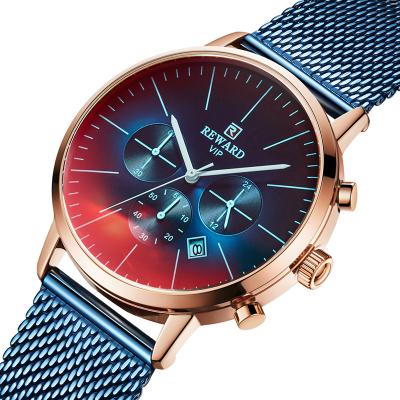 China TOP Color Change Brand Chronograph Waterproof Chronograph Reward Brand Men Watches Custom Logo Quartz Luxury Sports Watch Wholesale De for sale