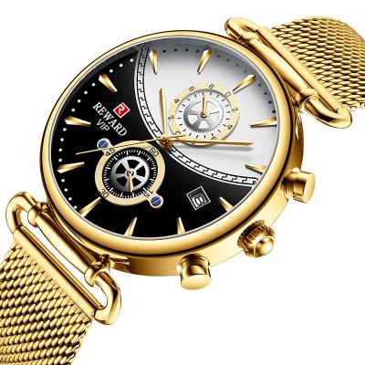 China Automatic Date Automatic Date Reward Spot Watch Water Resistant Stainless Steel Strap Date Chronograph Alloy Sport Luxury Personalized Automatic Watches for sale