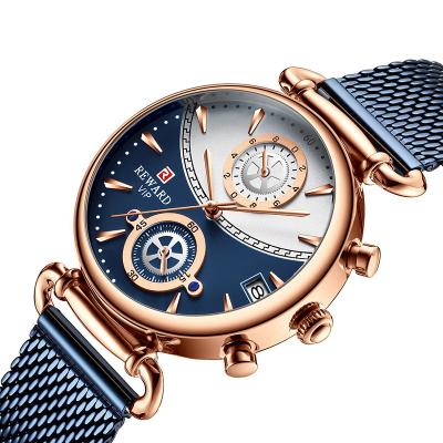 China Men's Chronograph Reward Sport Couples Watch Wholesale Hot Selling Pairs Watch Logo Luxury Wrist Watch Unisex Waterproof Custom Made For Lover for sale