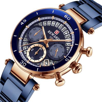 China Chronograph Chronograph Award Brand Watches Couples Wrist Watch Japan Movement Private Label OEM Luxury Best Selling Watch For Lover for sale