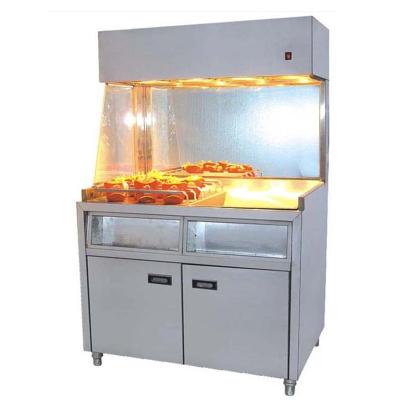 China Hotels Stainless Steel Spreader Cabinet With Food Warmer / Frying Fries Commercial Holding Station for sale