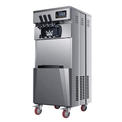 China Shop/Restaurant AIibaba Top Selling* 300 Pcs One Hour Commercial Ice Cream Machine Soft Ice Cream Machine 3 Flavors for sale