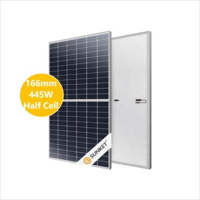 China 445Watt Full Power System EU Warehouse 450W Solar Panel Solar Panel Full Use Perc Solar Power Panels With UL Solar Black Home UL CCE FSCE Listed for sale