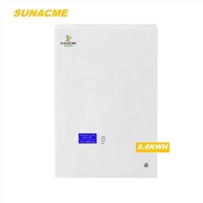 China SUNACME 5.12KW lithium phosphate battery 51.2v/48V solar lithium 100Ah 200Ah lithium ion batteries for solar systemH 5.12KWH for sale