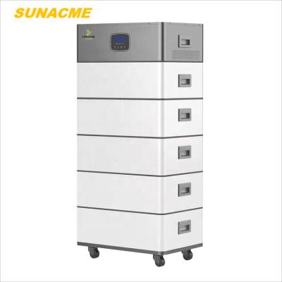 China Factory 48V 200Ah lifepo4 lithium battery 51.2V 400Ah solar energy high quality storage systems SUNACME lithium battery with MSDS Certifictaion for sale