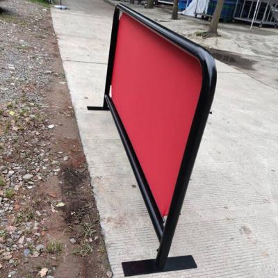 China Custom Printed Advertising Advertising Cafe Street Cafe Barricade Barriers With PVC Banner for sale