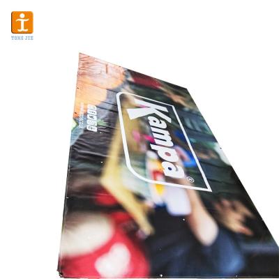 China Large Banner Backdrop Wall Media Wall Backdrop Banner Light Weight for sale