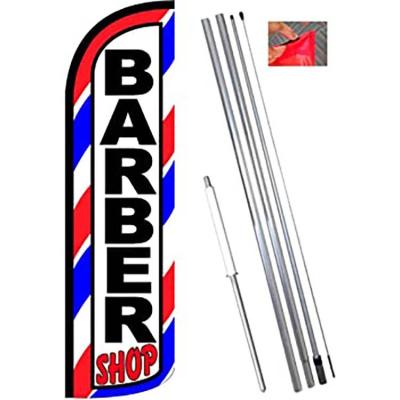 China FLY Easy Install Barber Shop Advertising Flag Banner for sale