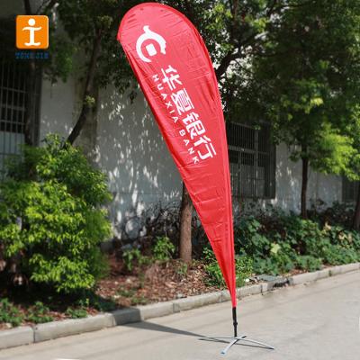 China Micro-perforated Sublimation Fabric Poly Dye Hanging Flag Banner for sale